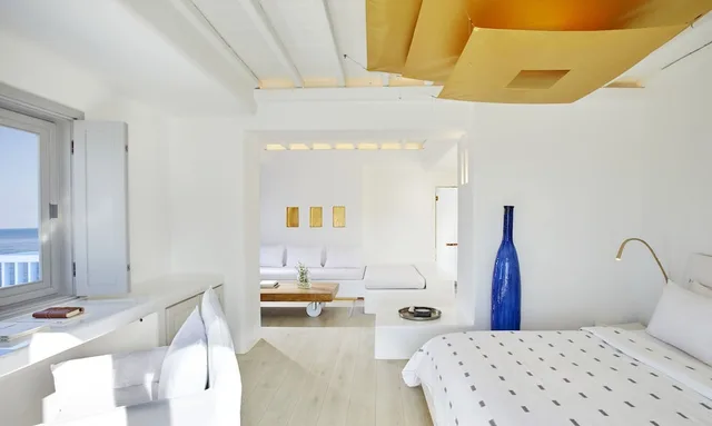 جناح بسرير كينج بجاكوزي، Cavo Tagoo Mykonos 4/5