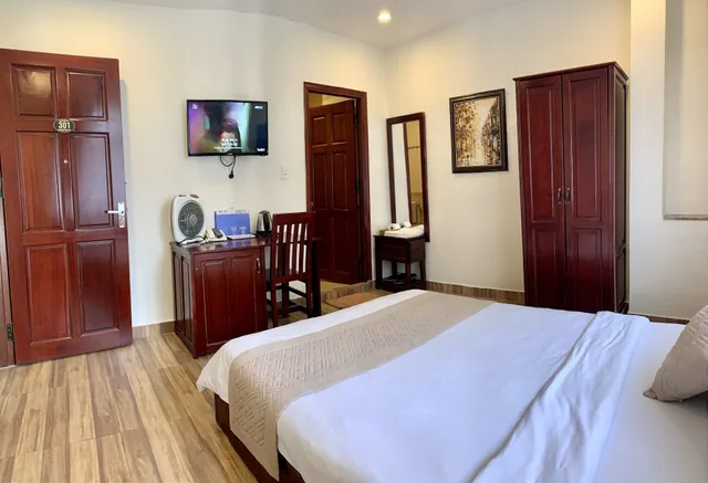 غرفة ديلوكس بسرير كوين، Nam Xuan Premium Hotel 9/10
