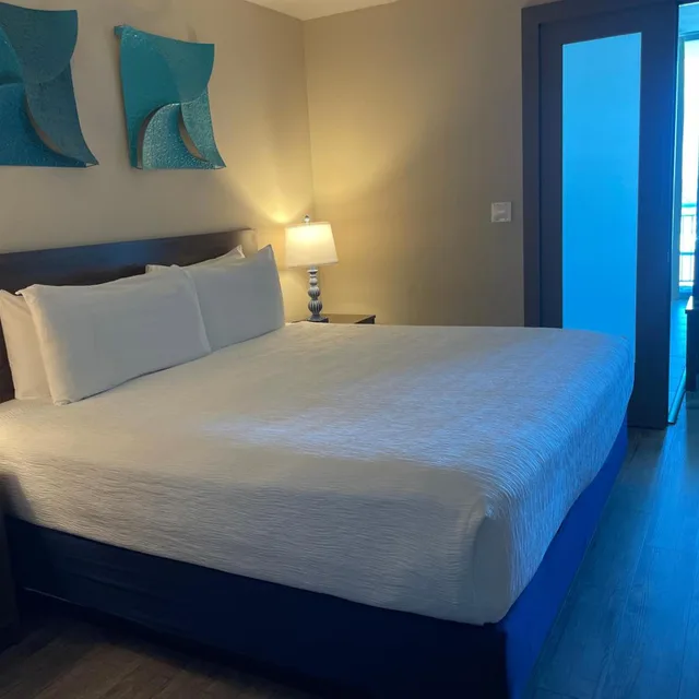 جناح ديلوكس بغرفة نوم واحدة بإطلالة جزئية على البحر، South Beach Hotel Suites 1/6