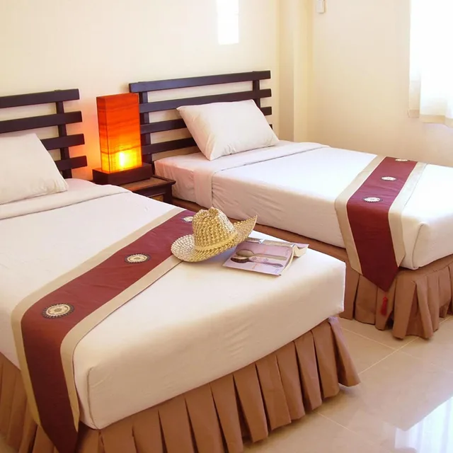غرفة قياسية بسريرين منفصلين، River Resort & Spa 5/5