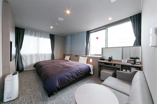 Deluxe, Twin Beds, Station View، Sanco Inn Nagoya Shinkansen Guchi Annex 6/10