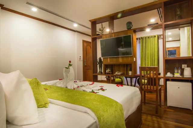 جناح جونيور بسرير كينج بإطلالة على المدينة بشرفة، Maison Saiko Angkor Boutique 2/9