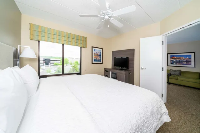 غرفة بسرير كينج مع أريكة، Hampton Inn And Suites Valley Forge Oaks 1/1