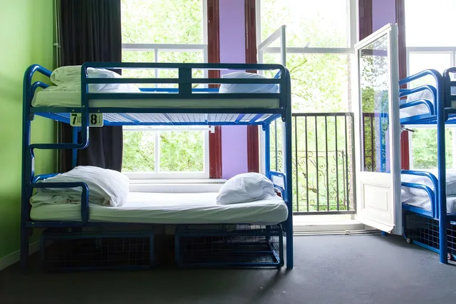 Private, 8 Beds, Shared Bathroom، Flying Pigs Uptown Hostel Amsterdam 1/1