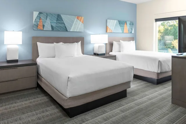غرفة بسريرين كوين، Hyatt House Charlotte Rea Farms 2/4