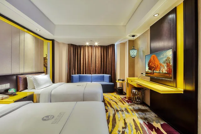 غرفة بزنس ديلوكس بسرير فردي، Insail Hotels Huanshi Road Taojin Metro Station Guangzhou 3/4