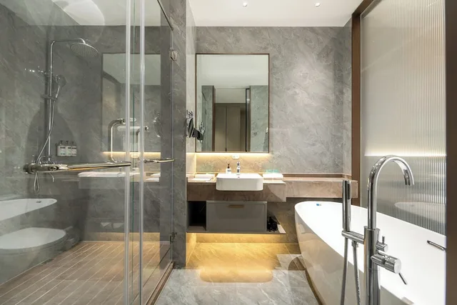 غرفة قياسية بسرير كينج في طابق مرتفع، Holiday Inn Express Qidong Economic Zone 4/4