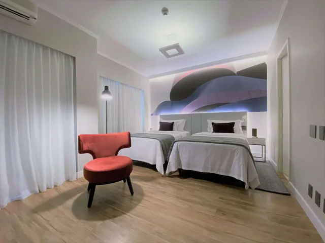 غرفة بسريرين منفصلين، Clarion Hotel Faria Lima 4/8