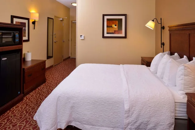 استوديو بسرير كوين مع أريكة بمطبخ صغير لذوي الإعاقة، Hampton Inn Lincoln 2/4