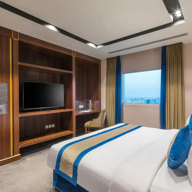 جناح ديلوكس بسرير كينج، فندق نخبة الملقا(Al Malqa Elite Hotel) 7/10