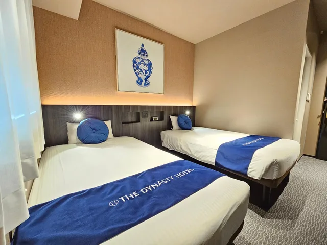 غرفة بسريرين منفصلين، The Dynasty Hotel & Resort (Formerly PORTA INN Tanimachi-9chome) 1/2