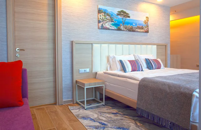 غرفة فاخرة بسرير مزدوج، Old Town Point Hotel & Spa Antalya 3/4