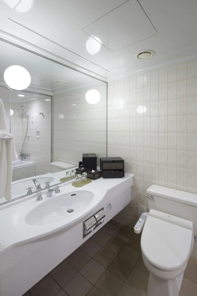 غرفة ديلوكس بسريرين منفصلين بإطلالة على البحيرة، Biwako Hotel 2/2