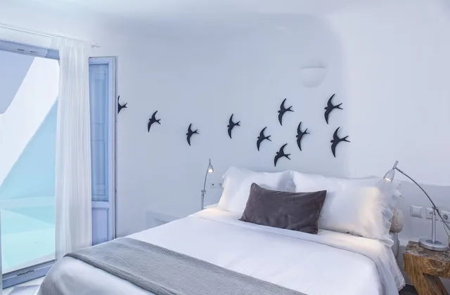 جناح بسريرين كوين بغرفتي نوم بمسبح خاص، Ikastikies Suites 2/7