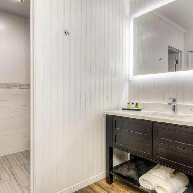 جناح بغرفة نوم واحدة مع أريكة، Aggie Inn, an Ascend Collection Hotel 4/4