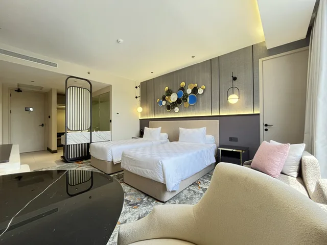 غرفة ديلوكس بسريرين منفصلين للمدخنين، WAHID Bandungan Hotel & Resort 2/4