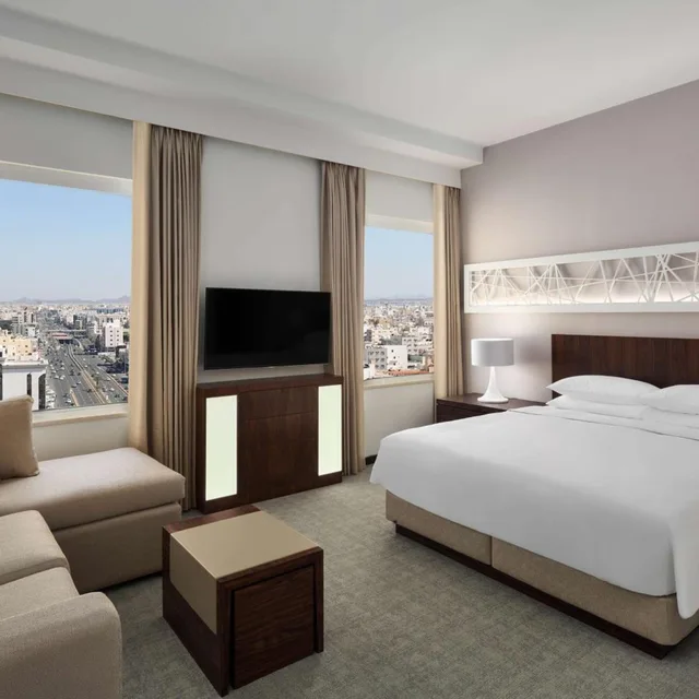 استوديو بسرير كينج مع أريكة، حياة هاوس جدة شارع صاري(Hyatt House Jeddah Sari Street) 1/3