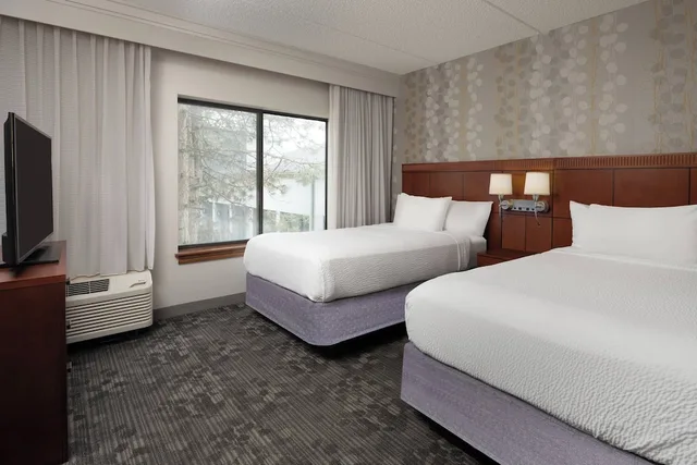جناح عائلي بسريرين كوين بغرفة نوم واحدة مع أريكة، Courtyard Chicago Wood Dale/Itasca 1/3