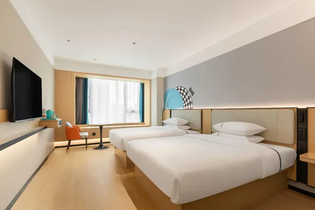 غرفة بسريرين منفصلين، City Comfort Inn Bama Shouxiang Avenue 3/5