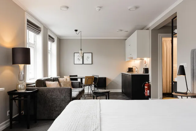 جناح جونيور مع أريكة، Reykjavik Residence Suites 10/10