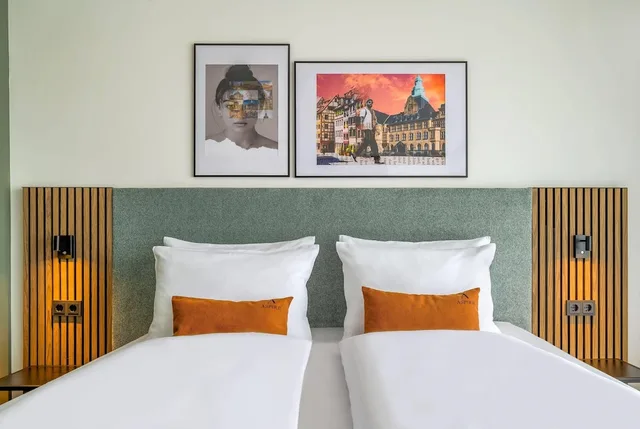 غرفة اقتصادية مفردة بسرير كوين، Aspire Palais Recklinghausen,Trademark Collection by Wyndham 4/7