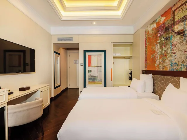 غرفة ديلوكس بسرير مزدوج مع أريكة، Mercure Istanbul Sirkeci 2/10