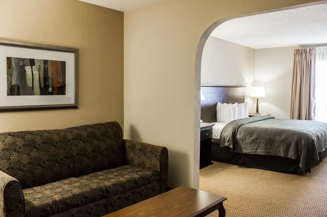 غرفة بسرير كينج مع أريكة، Quality Inn & Suites Wilson I-95 1/1