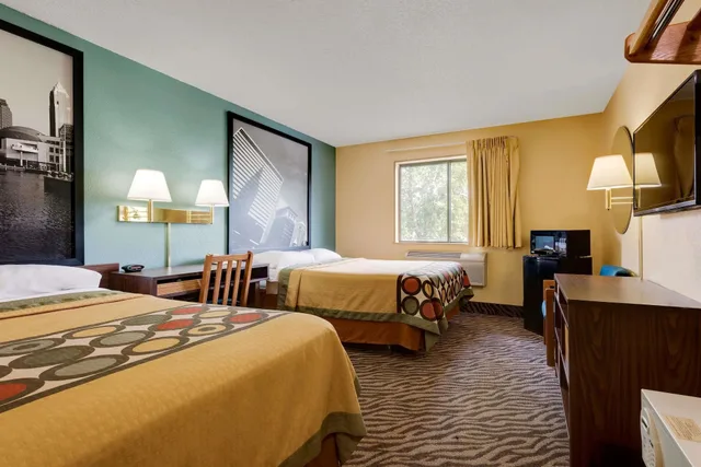 غرفة بسريرين مزدوجين، Super 8 By Wyndham Mentor/Cleveland Area 3/7