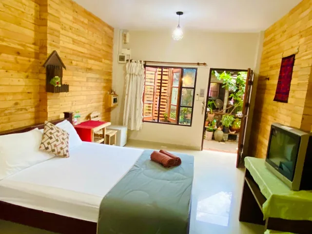 غرفة قياسية بسريرين منفصلين، Thai Guesthouse Kanchanaburi 1/3