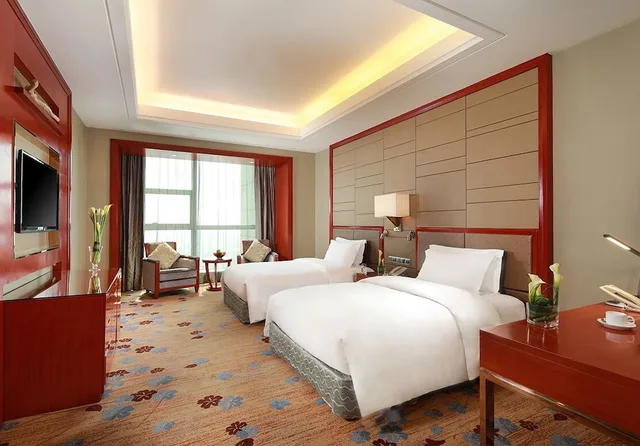 Superior, 2 Double Beds, Building a، Empark Grand Hotel Hangzhou Bay Ningbo 3/5