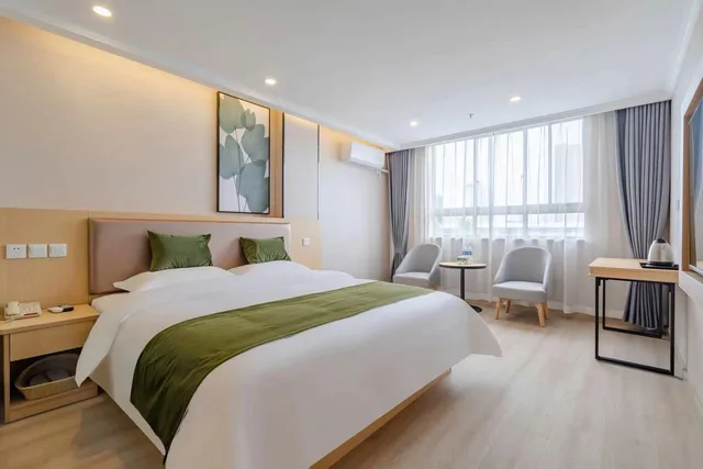 غرفة، GREENTREE INN HEFEI SWAN LAKE WANDA SQUARE EXPRESS HOTEL 1/2