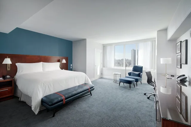 غرفة بريميوم ركنية بسرير كينج بإطلالة، Intercontinental San Francisco Hotel 2/6