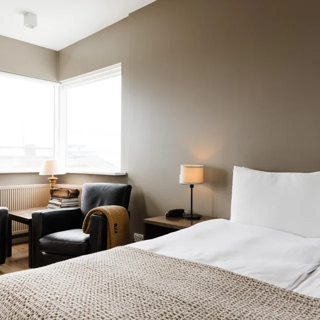 جناح جونيور بشرفة بإطلالة، Hotel Odinsve 4/10
