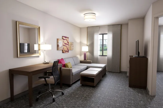 1 Bedroom, Suite, King Bed, Accessible, Staybridge Suites Columbus - Fort Moore 1/1