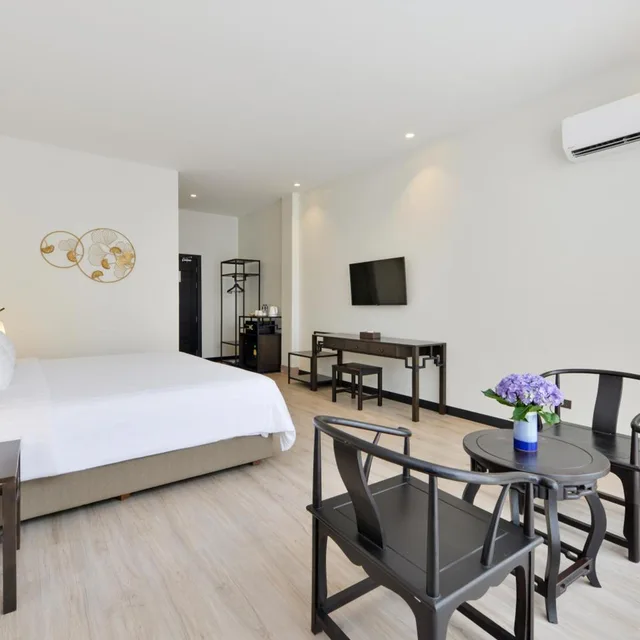 غرفة تنفيذية بسرير مزدوج، Old Thai Heng Hotel 3/5