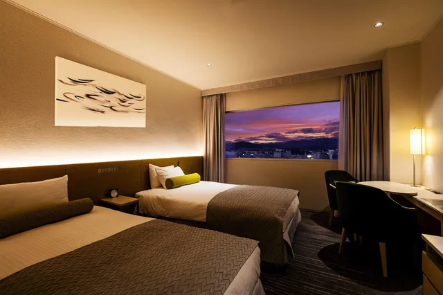 غرفة سوبيريور بسريرين منفصلين، Hotel Nikko Himeji 2/6