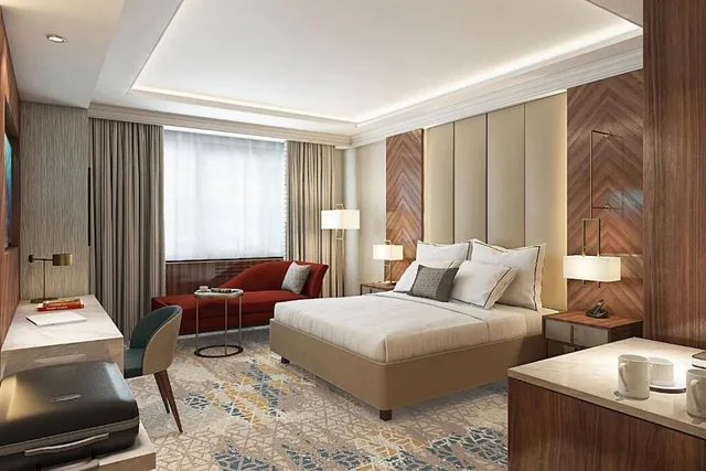غرفة كلوب ديلوكس بسرير كينج، Sheraton Bishkek 4/8