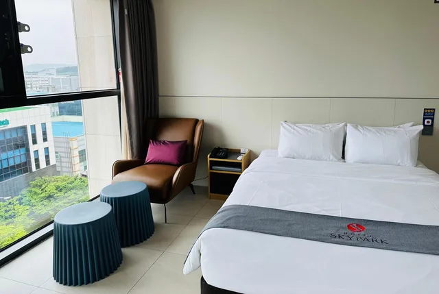 غرفة بسرير مزدوج لذوي الإعاقة، Hotel Skypark Daejeon I 1/1