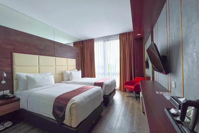 غرفة سوبيريور بسريرين منفصلين للمدخنين، Asialink Hotel By Prasanthi 1/4