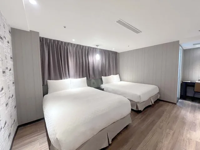 غرفة ديلوكس رباعية بسريرين مزدوجين، Le room Hotel Kaifeng Taipei 8/10