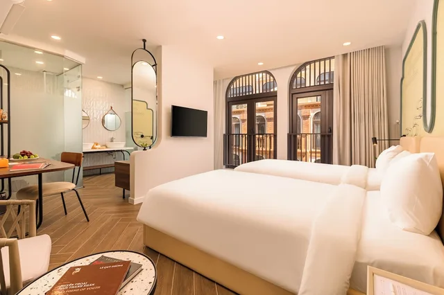 Deluxe, Twin Beds, Lumiere Boutique Vy Da 4/7