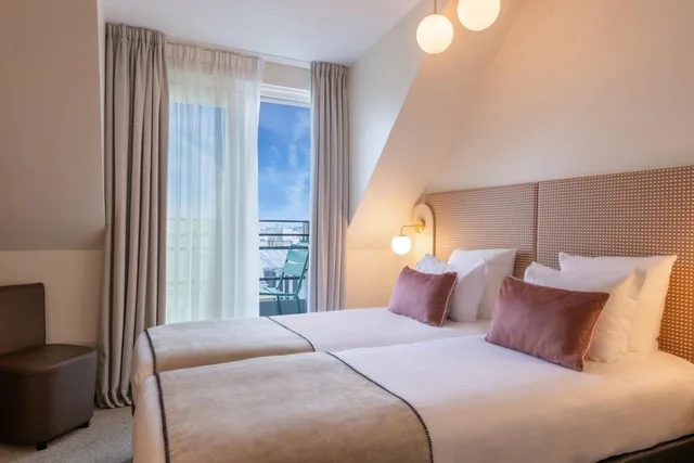 غرفة سوبيريور بسرير مزدوج أو سريرين منفصلين بشرفة، Hotel Helussi 1/1