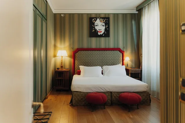 جناح فاخر بسرير كينج بغرفة نوم واحدة مع أريكة، Palazzo Guiscardo 1/4