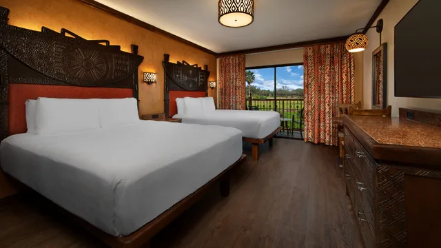 Room, Resort View، Disneys Animal Kingdom Lodge 2/4