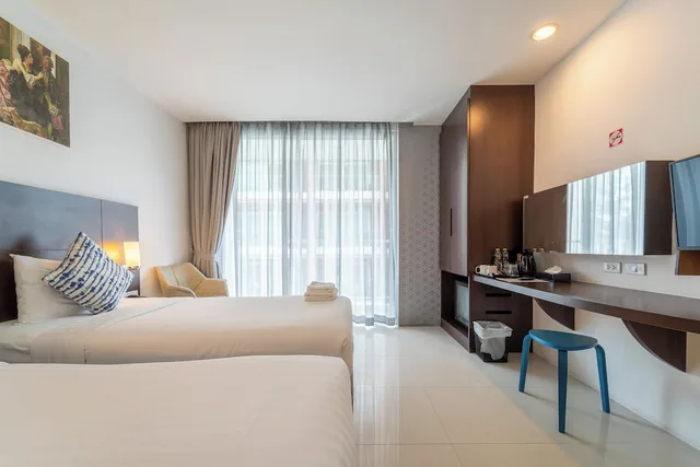غرفة ديلوكس بسريرين منفصلين بشرفة، Rodina Beach Hotel 2/10