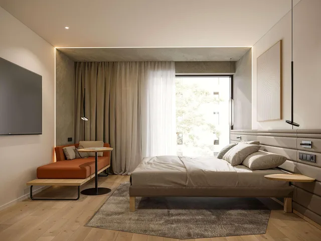 استوديو بسرير كينج بشرفة، Novotel Tallinn 3/9