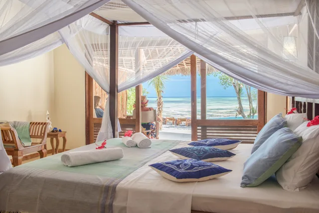 غرفة سوبيريور بسرير كينج بإطلالة على البحر، Marafiki Bungalows 6/7