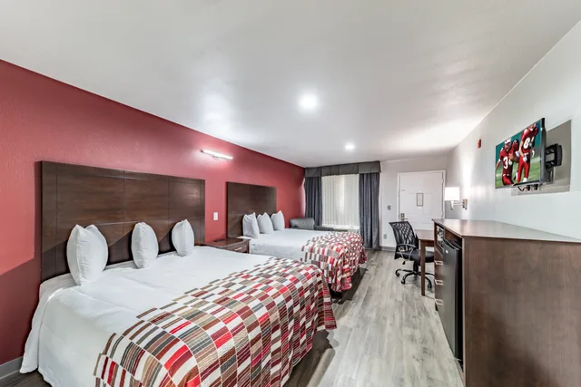 غرفة ديلوكس بسريرين كوين لذوي الإعاقة، Red Roof Inn Dallas - Mesquite/ Fair Park NE 2/4
