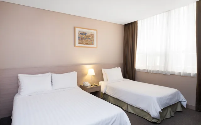 غرفة ديلوكس بسريرين منفصلين، New Seoul Hotel 2/4