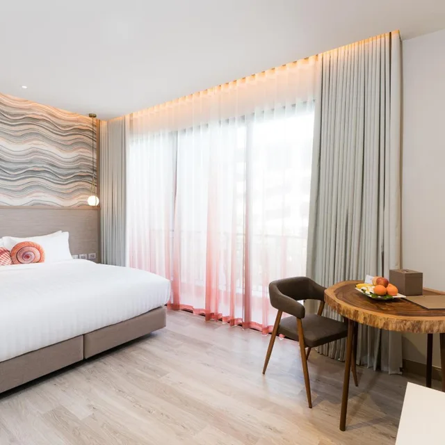 غرفة سوبيريور بسرير مزدوج أو سريرين منفصلين بإطلالة على المدينة، Maven Stylish Hua Hin 4/7